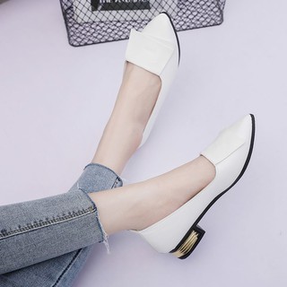 Nuevos guisantes versión coreana de la salvaje plana zapatos de las mujeres rojo madre único zapatos puntiagudos zapatos planos (7)