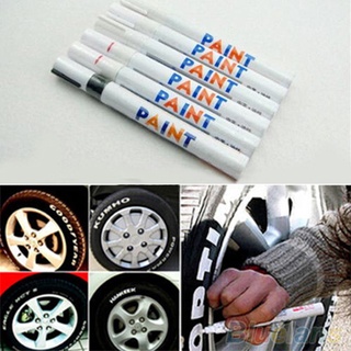managah 12 colores impermeable para neumáticos de coche, goma de metal, pintura permanente, rotulador