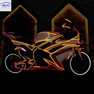 Nuevo♕cinta adhesiva reflectante para rueda de 8 m/26,2 pies para bicicleta, coche, motocicleta [ITEC] (2)
