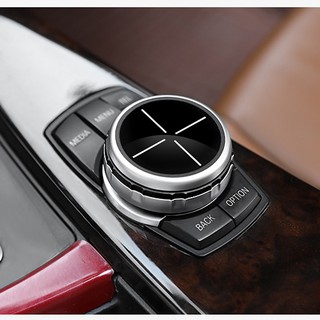 iDrive coche Multimedia botones cubierta pegatinas para BMW X1 X3 X5 X6F25 E60 E61