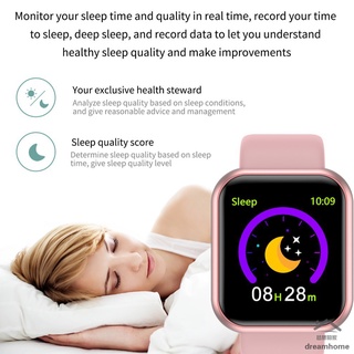 Reloj inteligente y68 para reloj deportivo/presión arterial/frecuencia cardiaca/Fitness/banda inteligente (5)