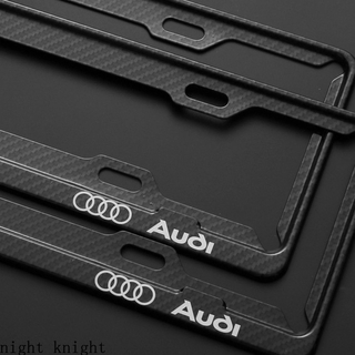 Audi marco de protección de placa de fibra de carbono adecuado para A3/A4/A6/Q3/Q4/Q5/TT Q6 Q7 Q8