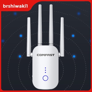 Brshiwaki1 1200 Extensor De señal wifi 1200mbps Dual Band Extensor De rango Repetidor inalámbrico 4x Antenas Repetidor De señal wifi/enrutador/Ap (1)
