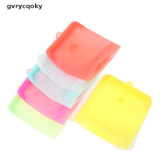 [gvrycqoky] bolsa de silicona reutilizable para alimentos, 500 ml, bolsa de almacenamiento de alimentos