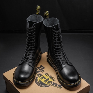 Dr.martens New England 14holes clásico Martin zapatos de cuero de alta parte superior botas al aire libre botas militares botas de motocicleta (1)