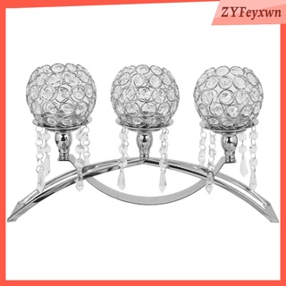 candelabro de cristal para candelabros, candelabros, centro de mesa