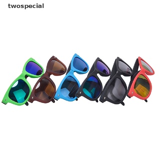 [twospecial] retro hombres mujeres plegable gafas de sol gafas de sol deportes protección uv gafas de sol [twospecial]
