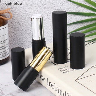 Qukiblue Round Empty 12.1mm Lipstick Tube Lip Balm Container Lipstick Shell Packaging Cosmetics Refillable CO