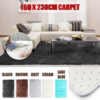 160x230cm suave antideslizante alfombra de suelo alfombra shaggy alfombra sala de estar dormitorio decoración del hogar