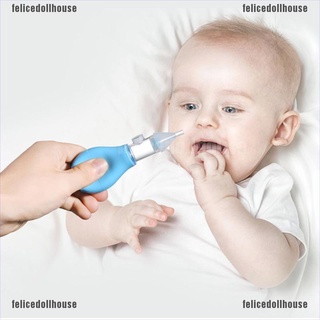 [Felice] aspirador nasal de silicona tipo bomba recién nacido antirreflujo limpiador nasal (1)