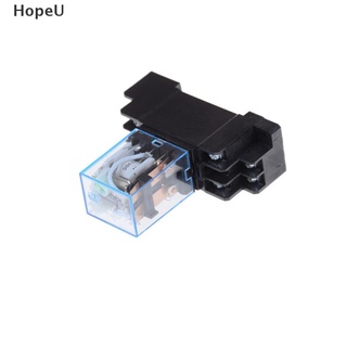 [HopeU] 12v DC bobina relé de potencia LY2NJ DPDT 8 Pin HH62P JQX-13F con Base de enchufe 0 0 0 0 0 venta caliente
