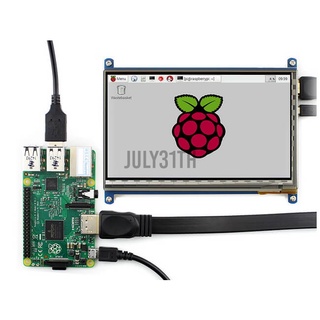 para raspberry pi b/b+/pi2 7 pulgadas hdmi pantalla táctil capacitiva tft pantalla lcd
