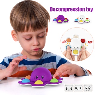 o novo tik tok pop it fidget toy flip face-changanging octopus rodent exterminação pioneer de silicone fingertip (1)