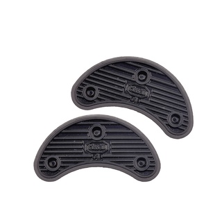 puntas de goma negra para tacón, almohadilla de suela de repuesto, 31 x 16 mm (5)