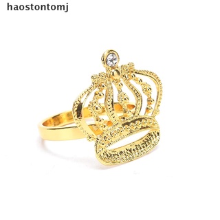 [haostontomj] Corona servilleta anillo Metal tejido anillo hebilla boda banquete mesa decoración [haostontomj]