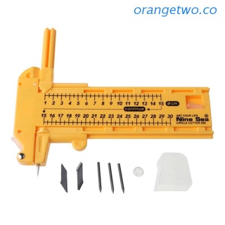 orangetwo Compasses Circle Cutter Utility Photo Paper Cutter Circular Tool DIY Device