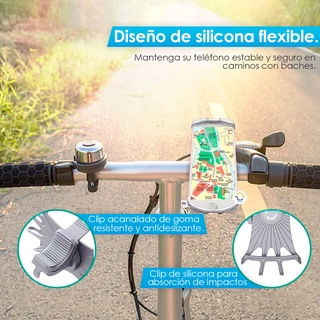 Soporte Celular Bicicleta Universal Porta celular Moto Giratorio SCBH (2)