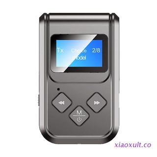 xiaoxult T15 LCD Bluetooth compatible Con Receptor De Audio 5.0 Transmisor De 3,5 Mm AUX Jack