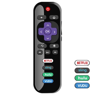 CON1 Para TCL ROKU TV Mando A Distancia RC280 Con Netflix Amazon HBONOW Sling Key-Used (5)