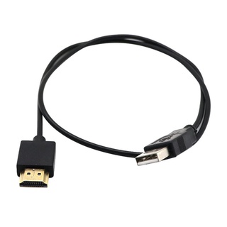 Cable cargador macho de alta precisión USB a HDMI compatible con 0.5 metros