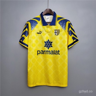 ❤Camiseta De fútbol retro Parma 1995/1997 amarillas mejor calidad Thai 7kp8