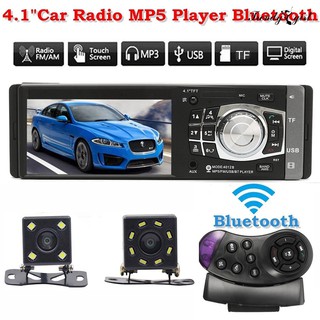 [TrendyGirl] 4012B 4.1 pulgadas Bluetooth pantalla táctil 1 Din Radio coche estéreo FM USB MP5 reproductor (1)