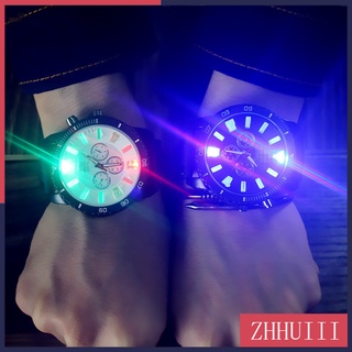 Jt reloj de pulsera LED luminoso de silicona luminoso para hombres/mujeres/estudiantes