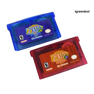 2pcs zelda oracle of seasons/iages game card para gba game boy advance