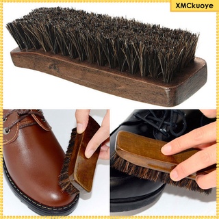 mango de madera zapatos botas de pulido cepillo de limpieza de polvo brillante cepillo herramientas (3)