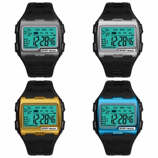 Reloj deportivo electrónico hs-Rel reloj Luminoso impermeable Multifuncional para hombre (2)