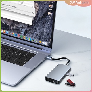 Hub USB C Porttil Multipuerto Tipo C A HDMI 9 En 1 USB 2.0 Para MacBook Pro