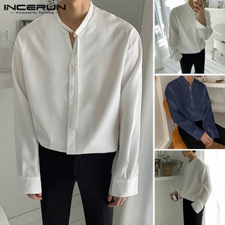 xman hombres moda delgada manga larga sólido casual suelto suave camisa (3)