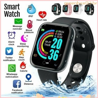 （Strap）SmartWatch Y68 D20 Relógio com Bluetooth USB com Monitor Cardíaco Smart watch For Iphone Android 1