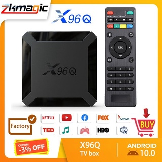 ZKMAGIC X96Q TV Box Android 10.0 2.4G Wifi 4K Set top Smart Media Player