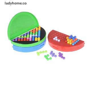 LADYHOME Classic Beads Puzzle Pyramid Plate IQ Mind Game Brain Teaser Kids Educational Toys .