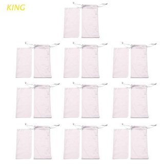 KING 10X Microfiber Sunglasses Glasses Gadgets Cleaning & Ultra Soft Storage Pouch
