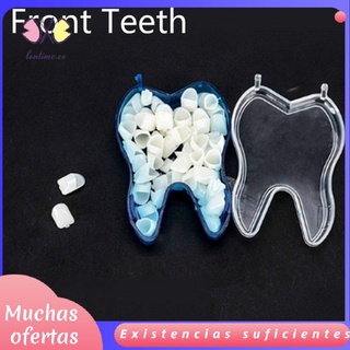dientes de porcelana temporal delantero y trasero dientes coronas resina cuidado de los dientes