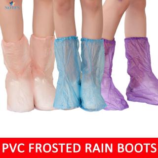 Funda impermeable para zapatos/Material esmerilado Unisex/protectores de zapatos/botas de lluvia para interiores/al aire libre/días lluviosos/notas