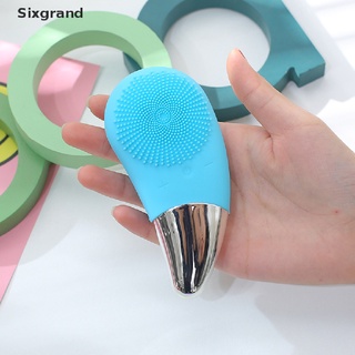 [sixgrand] cepillo eléctrico de limpieza facial de silicona sonic limpiador facial profundo limpieza de poros co