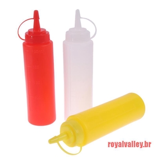 Botella De Squeeze De Plástico 8oz Para aceite De niña Vinagre/Ketchup/herramienta Para cocinar