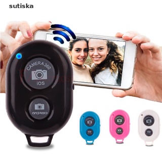 Sutiska Inalámbrico Bluetooth Cámara De Teléfono Inteligente Control Remoto Obturador Selfie Stick CO