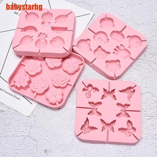 [babystarhg] molde redondo de silicón para azúcar/chocolate/decoración de pastel de galletas (8)