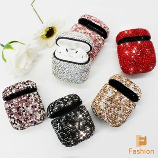 Crystal Decor Case Protective Cover Bag Shell Case for Apple AirPods Earphones