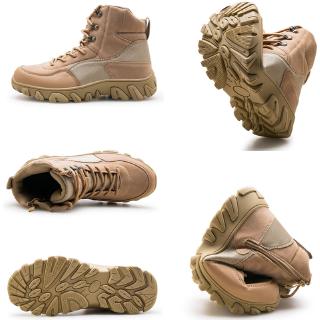 Botas de combate «alta calidad» botas militares impermeables del ejército de los hombres botas tácticas al aire libre senderismo combate Swat Boot Kasut tentera zapatos de entrenamiento (9)