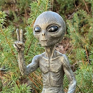 [ady] estatua alienígena del espacio exterior estatua de jardín marcianos estatuas de jardín interior figura ydj (1)