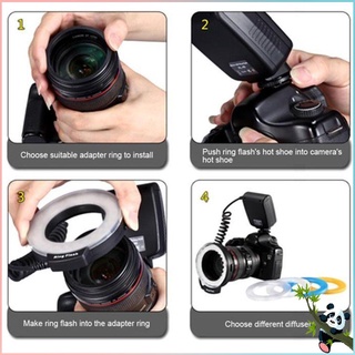 Macro LED Ring Flash Light For Canon For Nikon For Panasonic For Pentax For Olympus DSLR Camera
