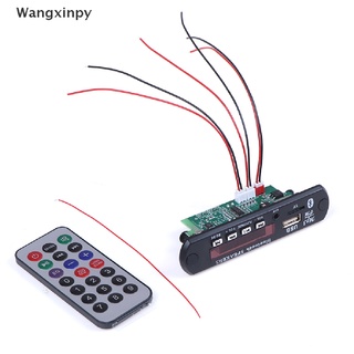 [wangxinpy] reproductor mp3 placa decodificadora 12v bluetooth 5.0 6w amplificador coche módulo de radio fm venta caliente