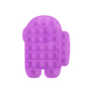 Rainbow Push Bubble Pops Fidget juguete sensorial para Autisim necesidades especiales Anti-estrés juego alivio del estrés Squish Pops It ONBXBNAOO (8)