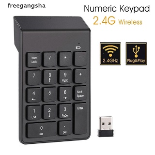 [rfe] teclado numérico inalámbrico 2.4g mini usb de 18 teclas teclado numérico para pc/laptop fcx