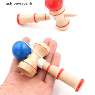 [fashionwayshb] kid kendama ball japonés tradicional juego de madera equilibrio habilidad juguete educativo [caliente] (3)